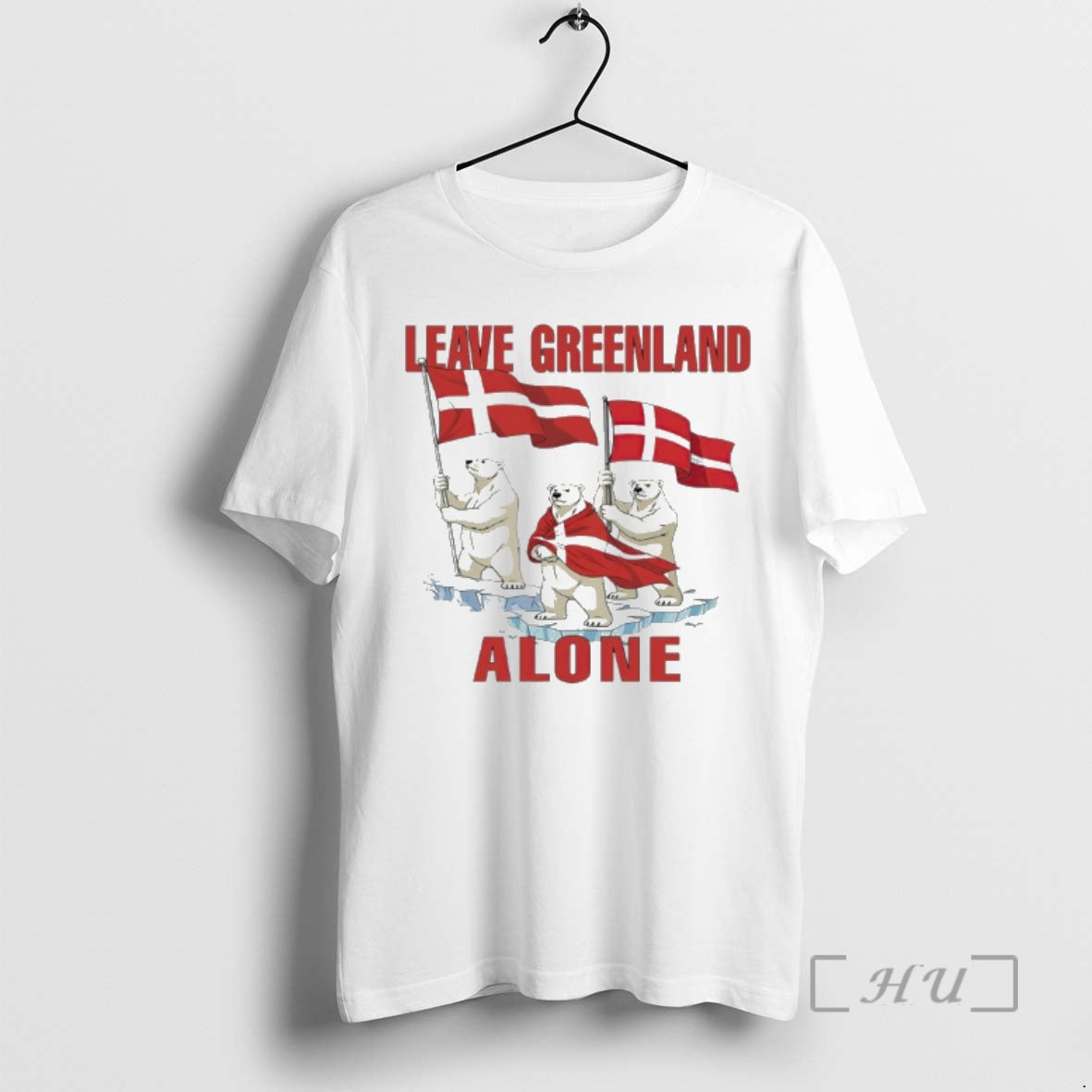 Officials Leave Greenland Alone Polar Bear With Greenland Flag T-Shirts, Hoodie, Sweatshirt | CoreVibeTees.com