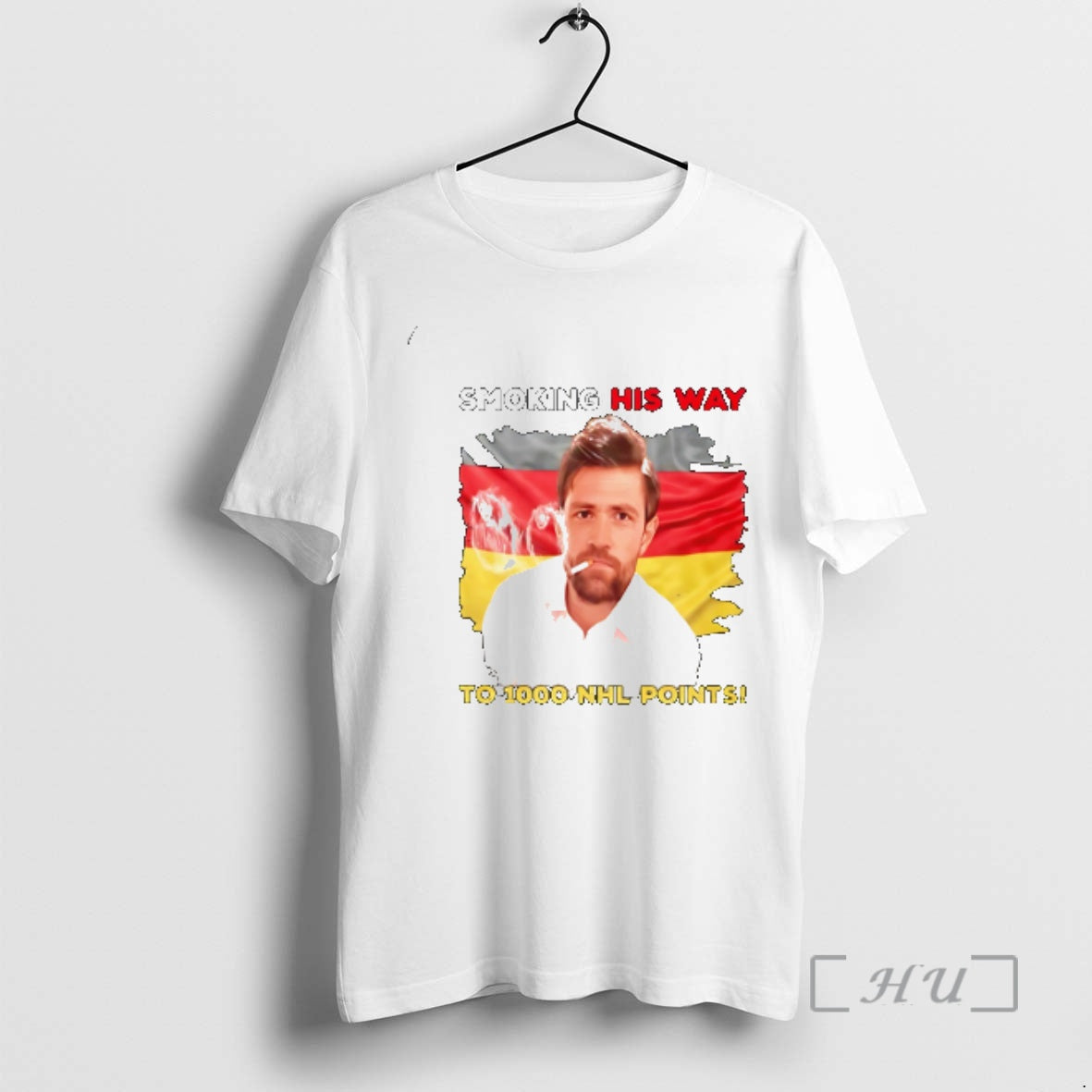 Officials Leon Draisaitl Smocking His Way To 1000 Points T-Shirts, Hoodie, Sweatshirt | CoreVibeTees.com