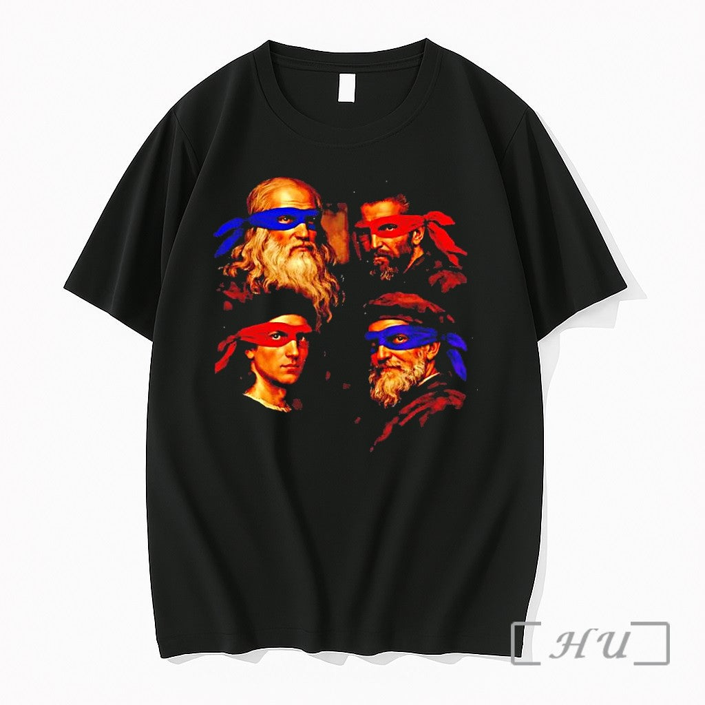 Officials Leonardo Michelangelo Raphael Donatello Teenage Mutant Ninja Turtles Renaissance Meme Premium T Shirts Sweater