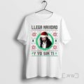 Officials Llega Navidad Y Yo Sin Ti Ugly Christmas Music Lover Premium T Shirts Sweater Hoodie, Sweatshirt | CoreVibeTees.com