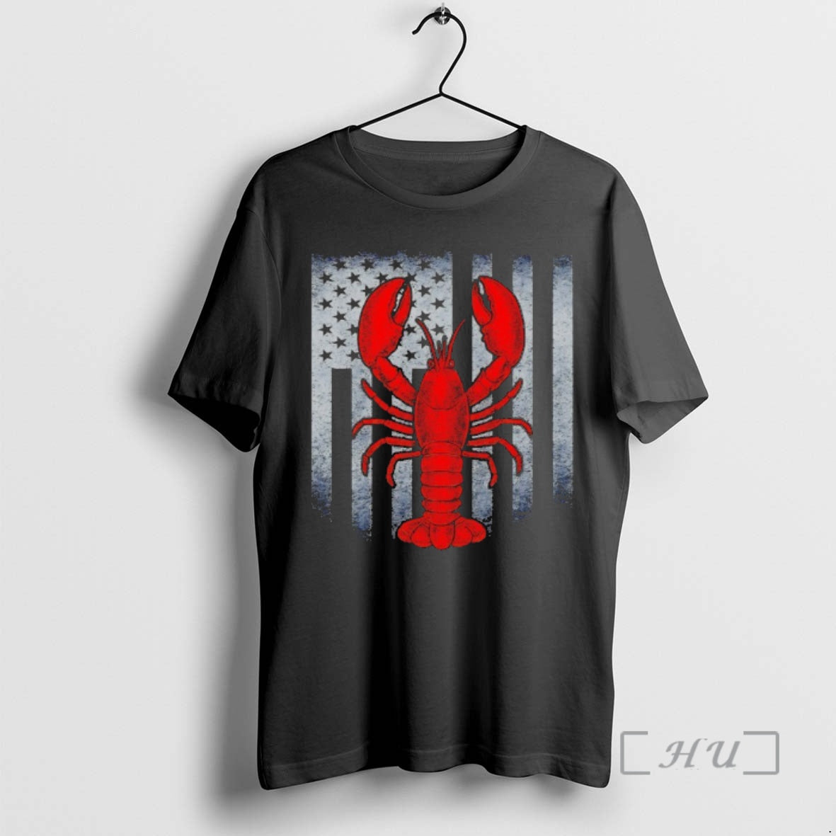 Officials Lobster Patriotic Flag Graphic