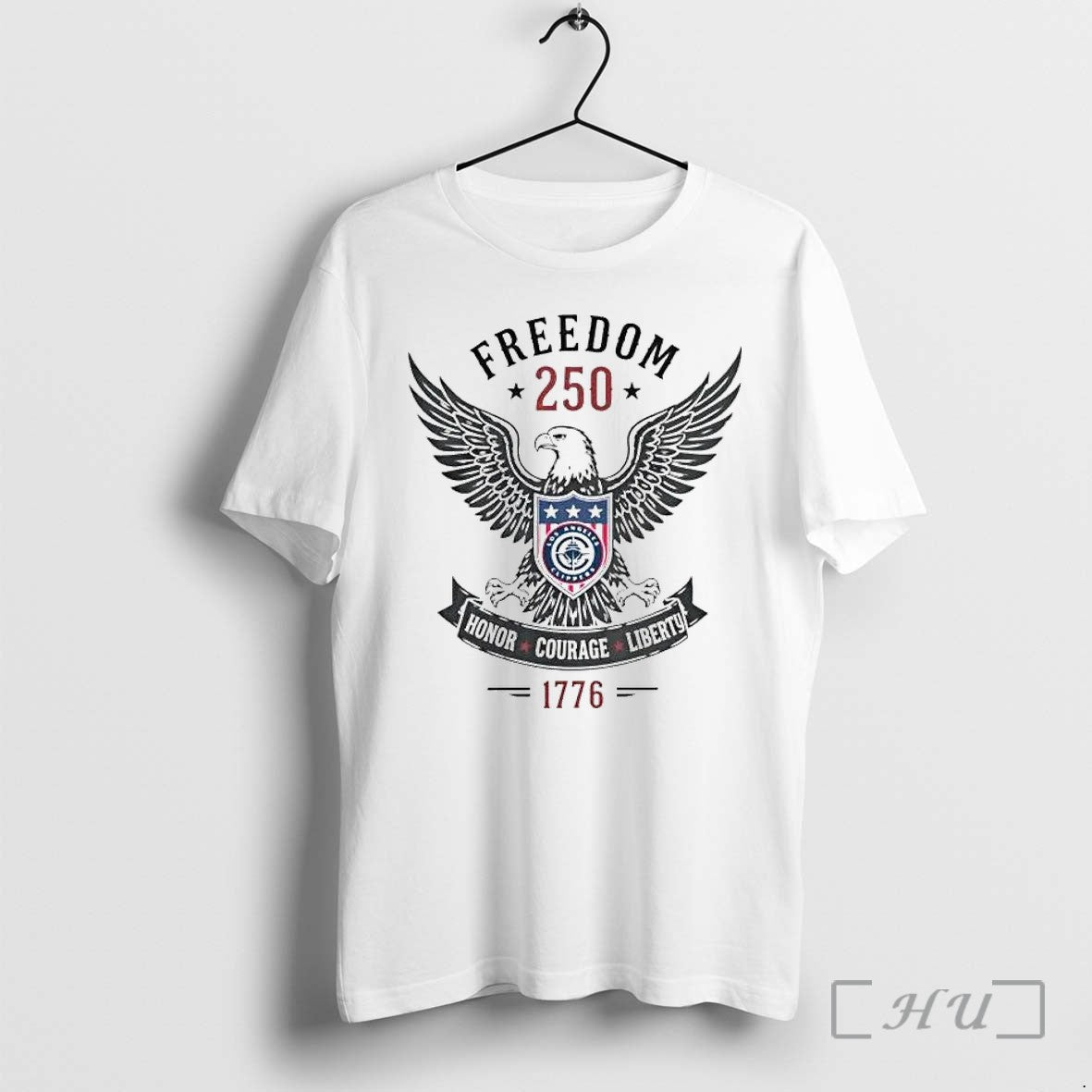 Officials Los Angeles Clippers Celebrating Freedom 250 Honor Tee