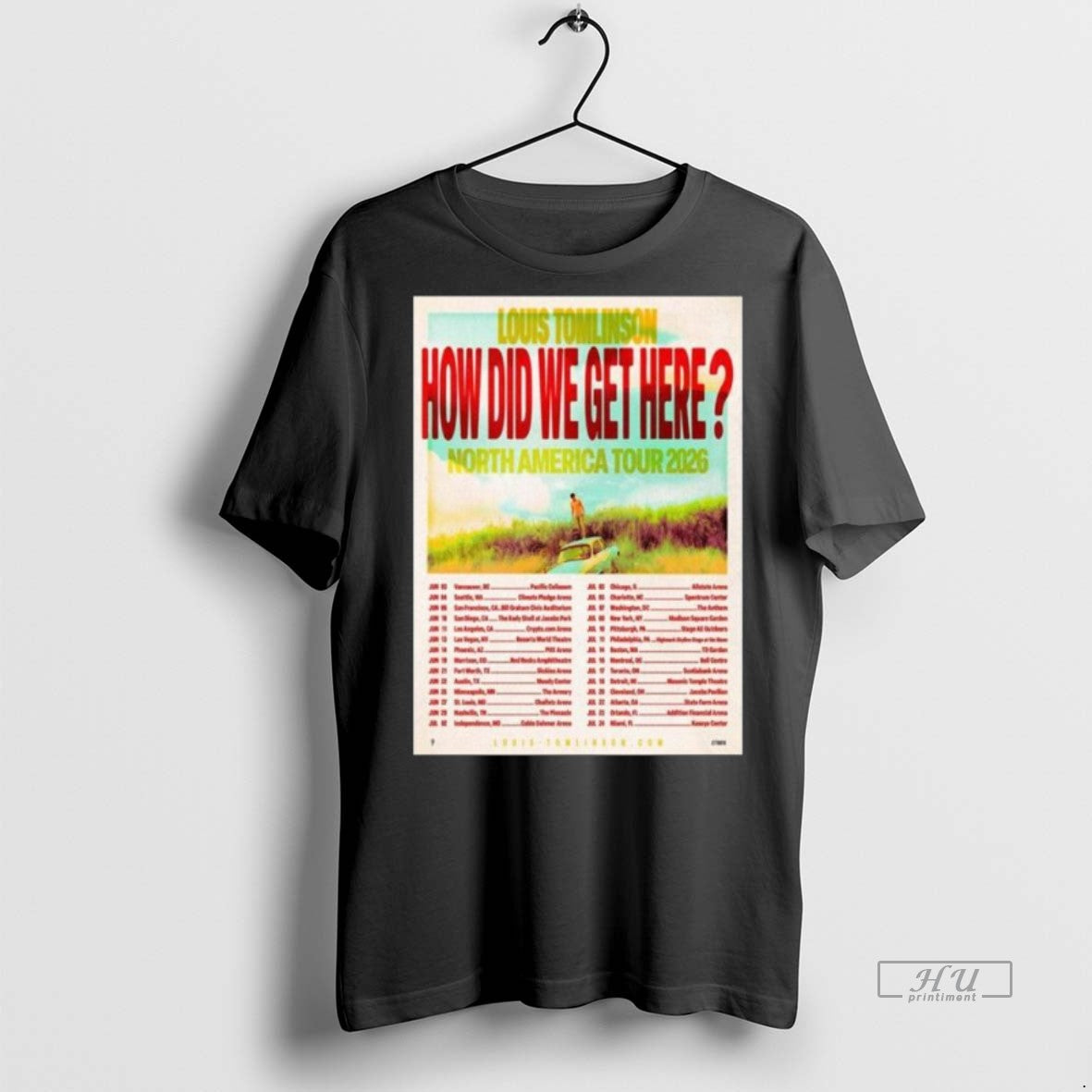 Officials Louis Tomlinson How Did We Get Here North America Tour 2026 Cities Dates Long