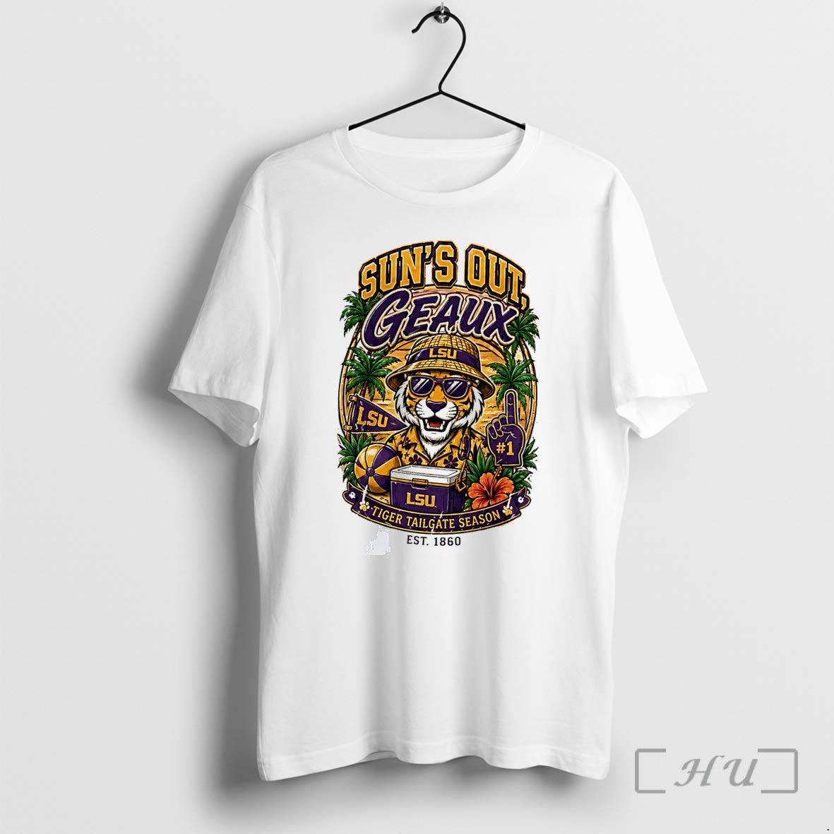 Officials Lsu Tigers Suns Out Geaux Tiger Tailgate Season Mascot Tee Premium T Shirts Sweater