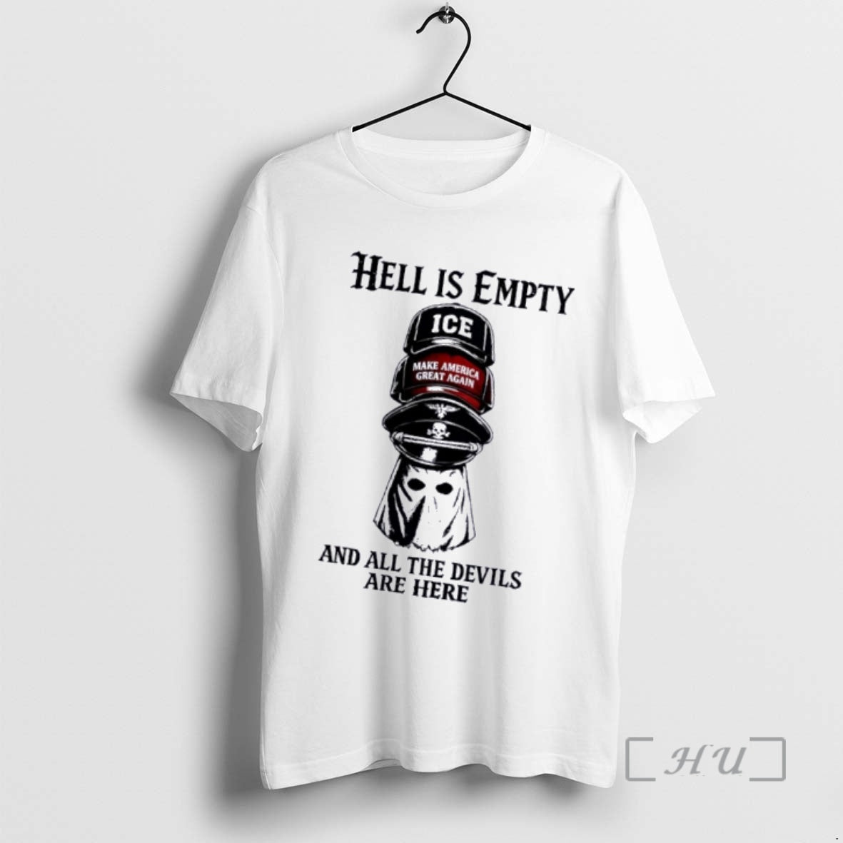 Officials Maga Hat Hell Is Empty And All The Devils Are Here Premium T Shirts Hoodie, Sweatshirt | CoreVibeTees.com