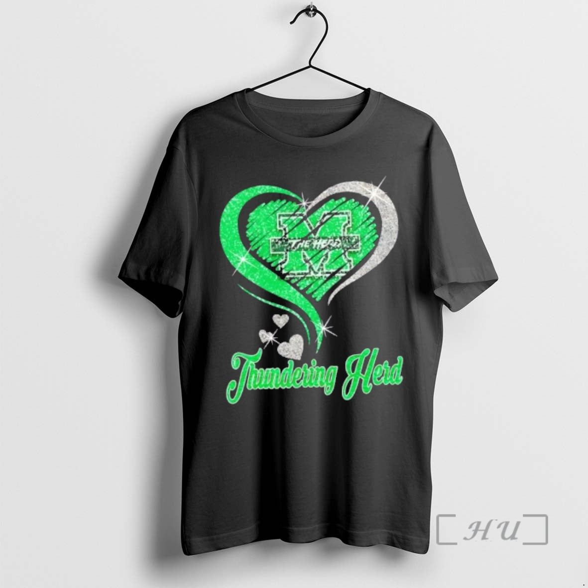 Officials Marshall Thundering Herd Football In Glitter Heart Fans T-Shirts, Hoodie, Sweatshirt | CoreVibeTees.com