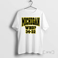 Officials Michigan Who 34 32 T-Shirts, Hoodie, Sweatshirt | CoreVibeTees.com