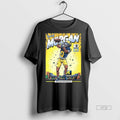 Officials Michigan Wolverines 0 Semaj Morgan Student Comic Tee Shirt Sweater