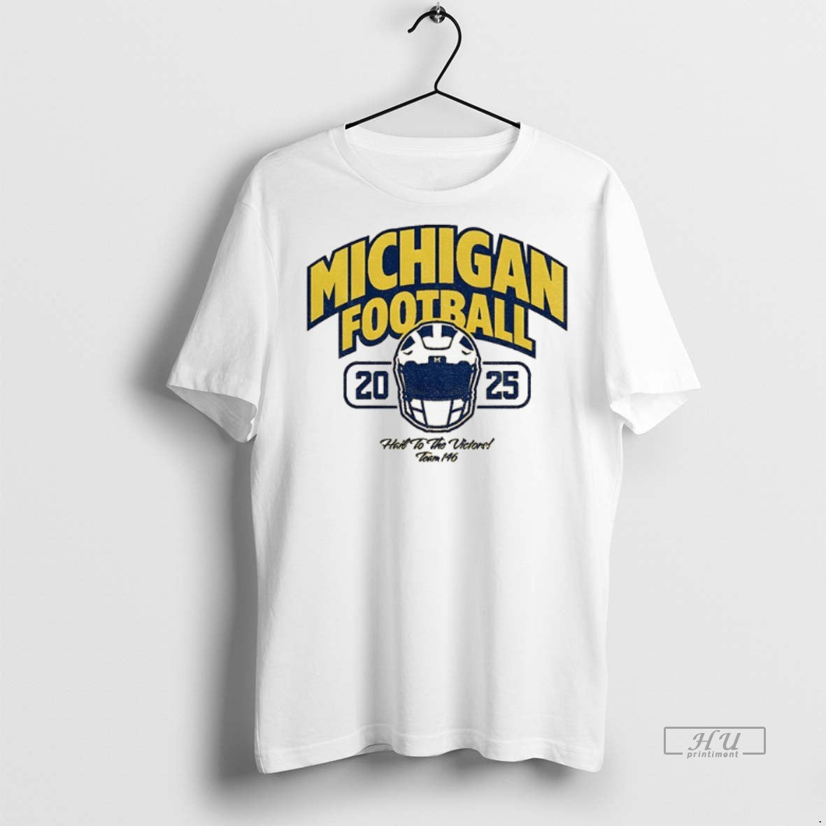 Officials Michigan Wolverines 2025 Football Hail To The Victors Tee Shirt Sweater
