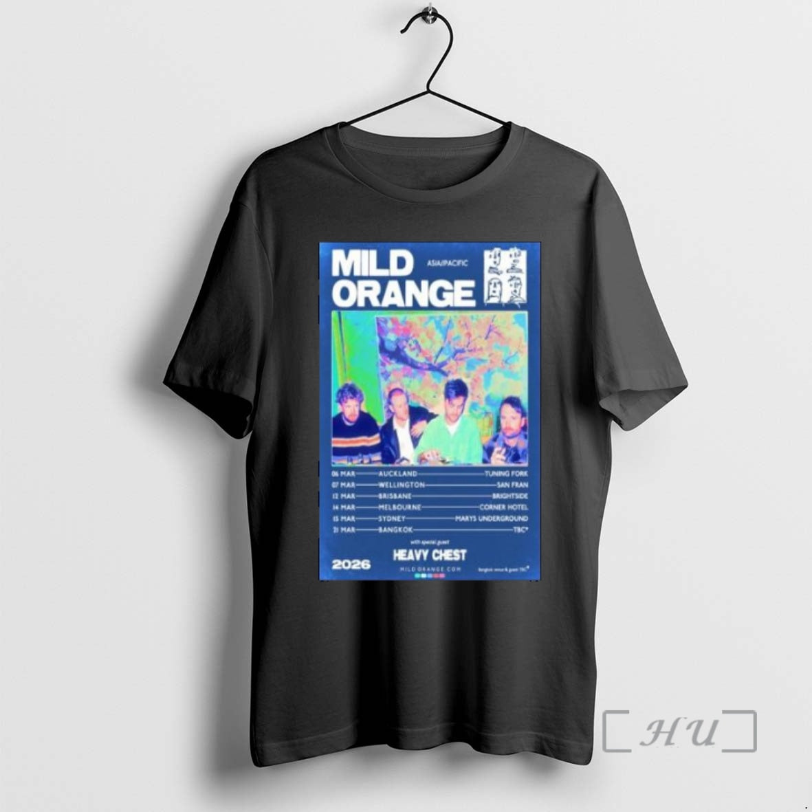 Officials Mild Orange March Tour 2026 Circle Black T-Shirts, Hoodie, Sweatshirt | CoreVibeTees.com
