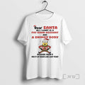 Officials Minions Dear Santa All I Want Is A Fat Bank Account And A Skinny T-Shirts, Hoodie, Sweatshirt | CoreVibeTees.com