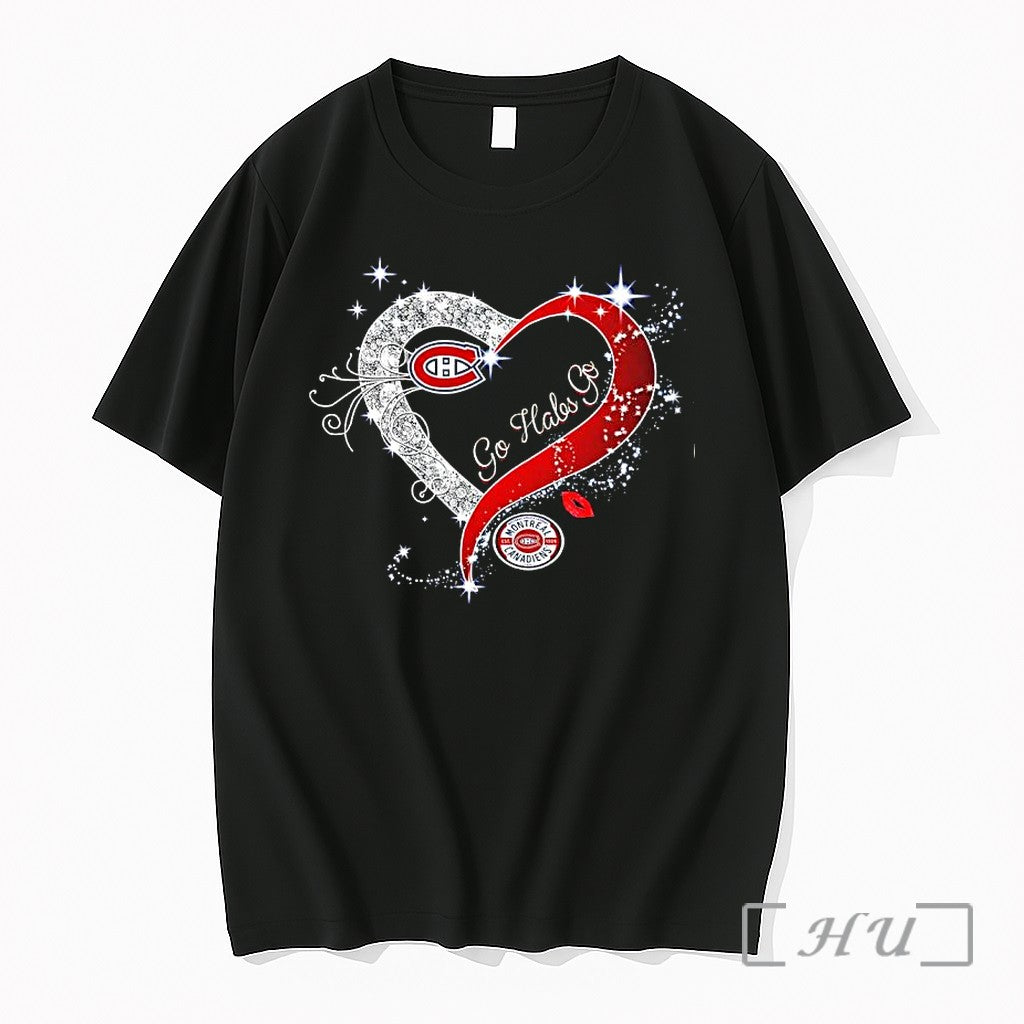 Officials Montreal Canadiens Go Hars Go Heart Diamond Logo