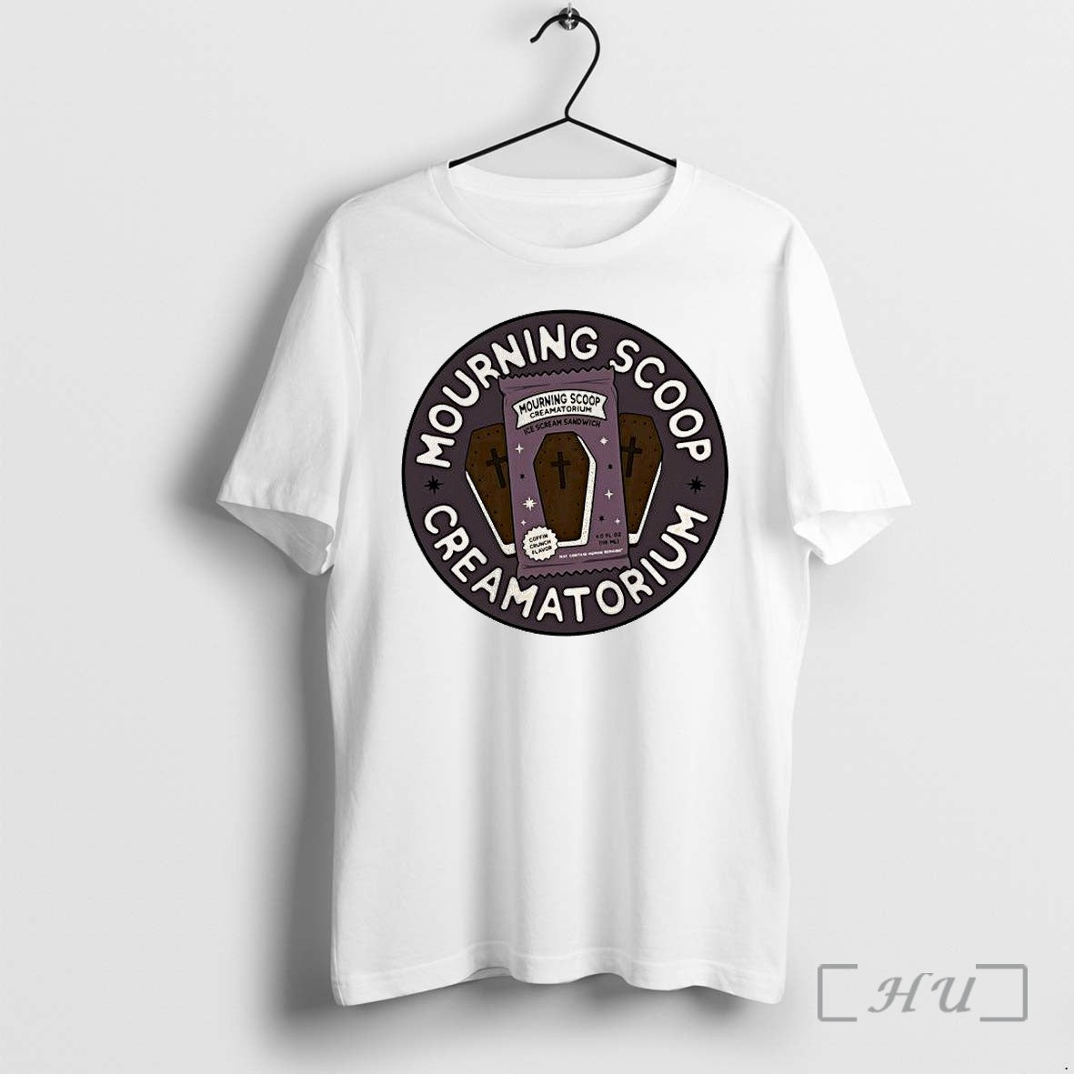 Officials Mourning Scoop Creamatorium Ice Scream Sandwich Logo