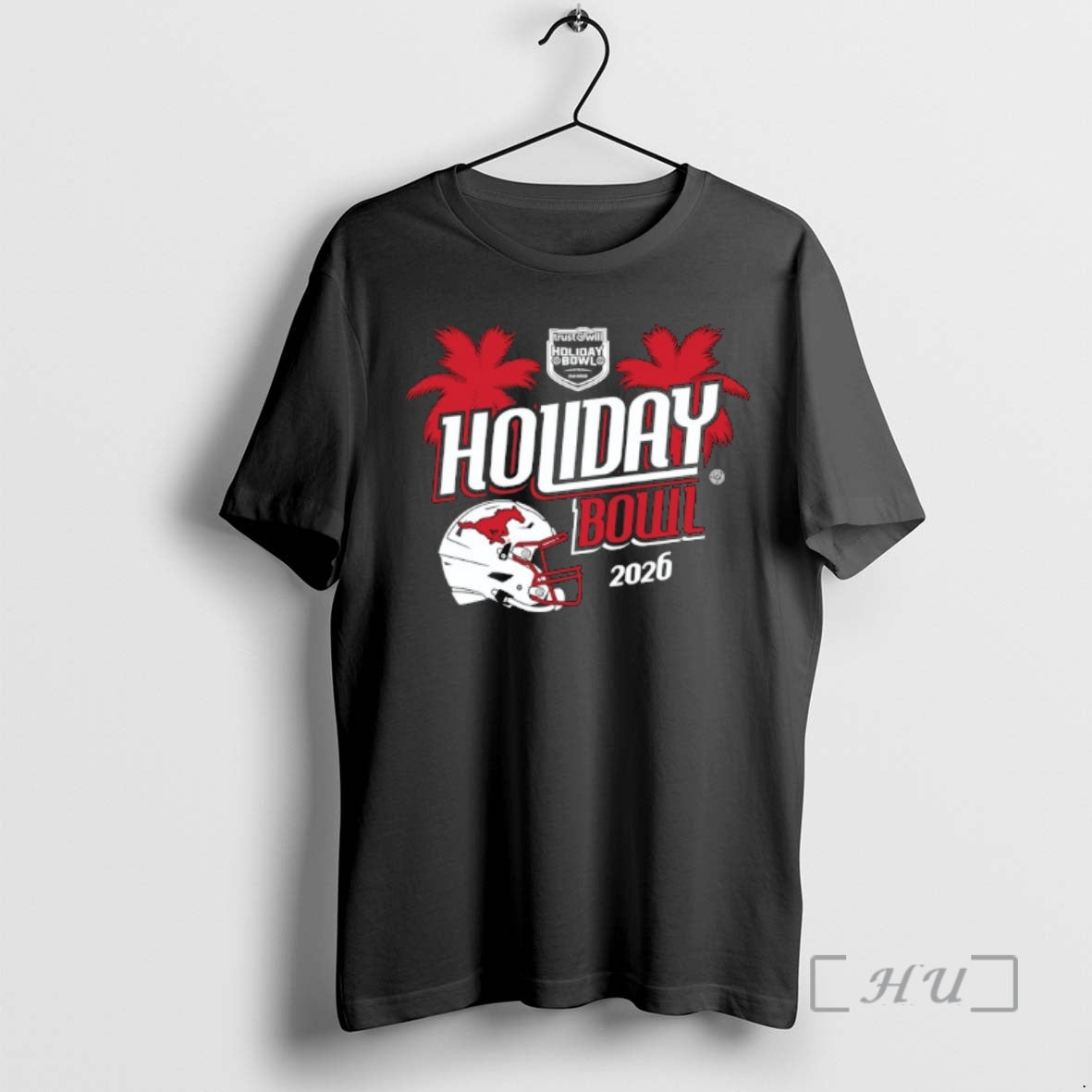 Officials Mustang Smu Football Holiday Bowl 2026 T-Shirts, Hoodie, Sweatshirt | CoreVibeTees.com