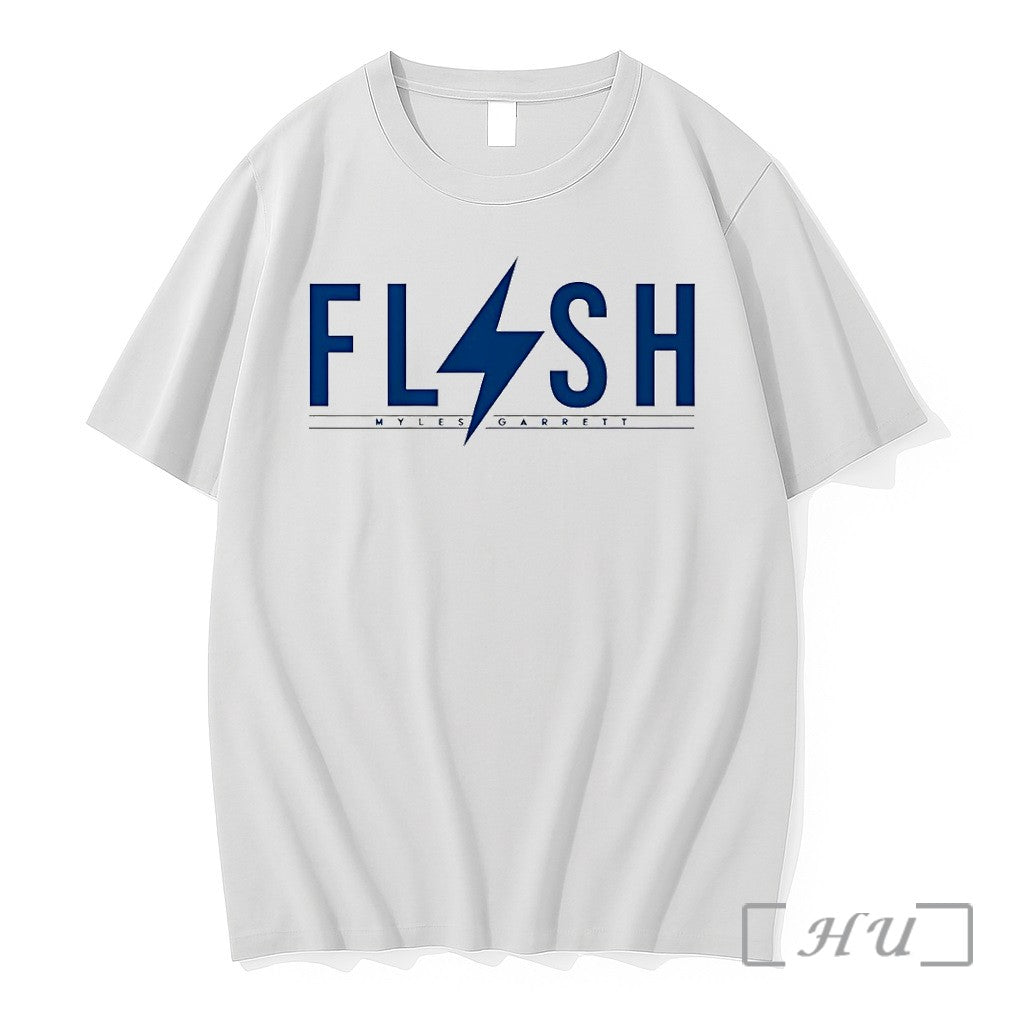 Officials Myles Garrett Nflpa Apparel Featuring The Flash Lightning Bolt