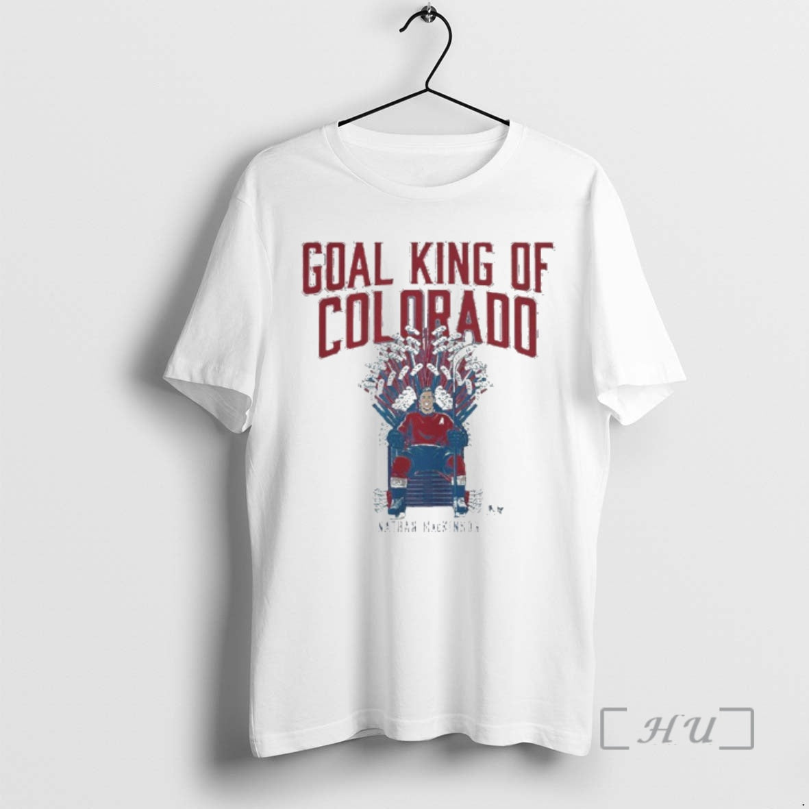 Officials Nathan Mackinnon Goal King Of Colorado T-Shirts, Hoodie, Sweatshirt | CoreVibeTees.com