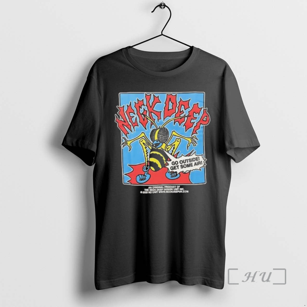 Officials Neck Deep Go Outside Get Some Air Graphic T-Shirts, Hoodie, Sweatshirt | CoreVibeTees.com