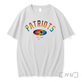 Officials New England Patriots Pride Month Rainbow Logo Tee