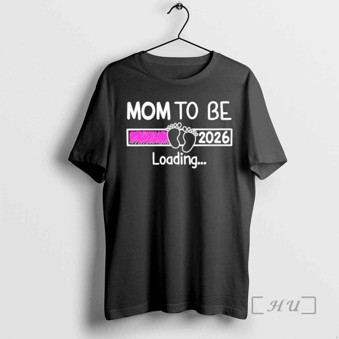 Officials New Mom To Be 2026 Loading T-Shirts, Hoodie, Sweatshirt | CoreVibeTees.com