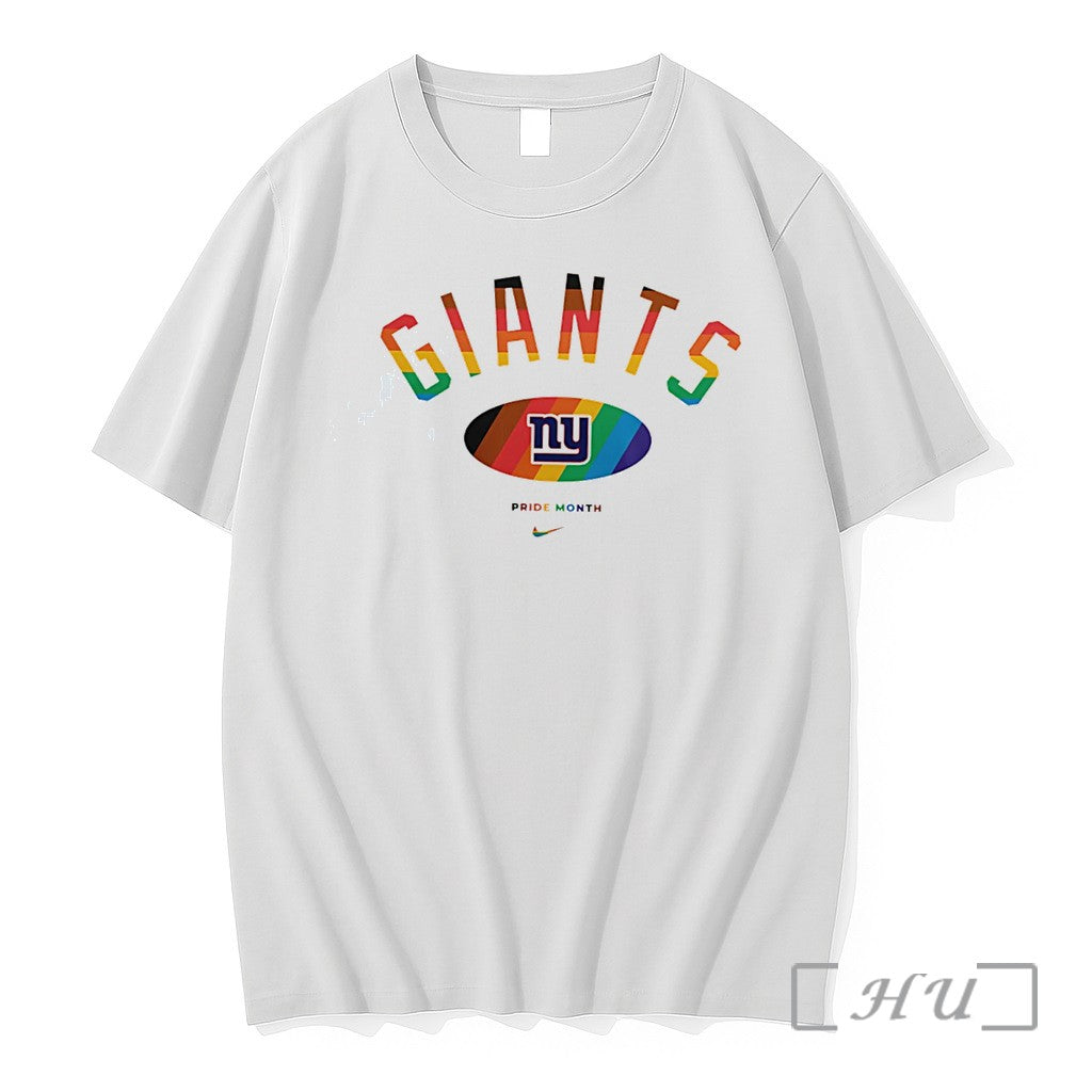 Officials New York Giants Pride Month Rainbow Logo Tee