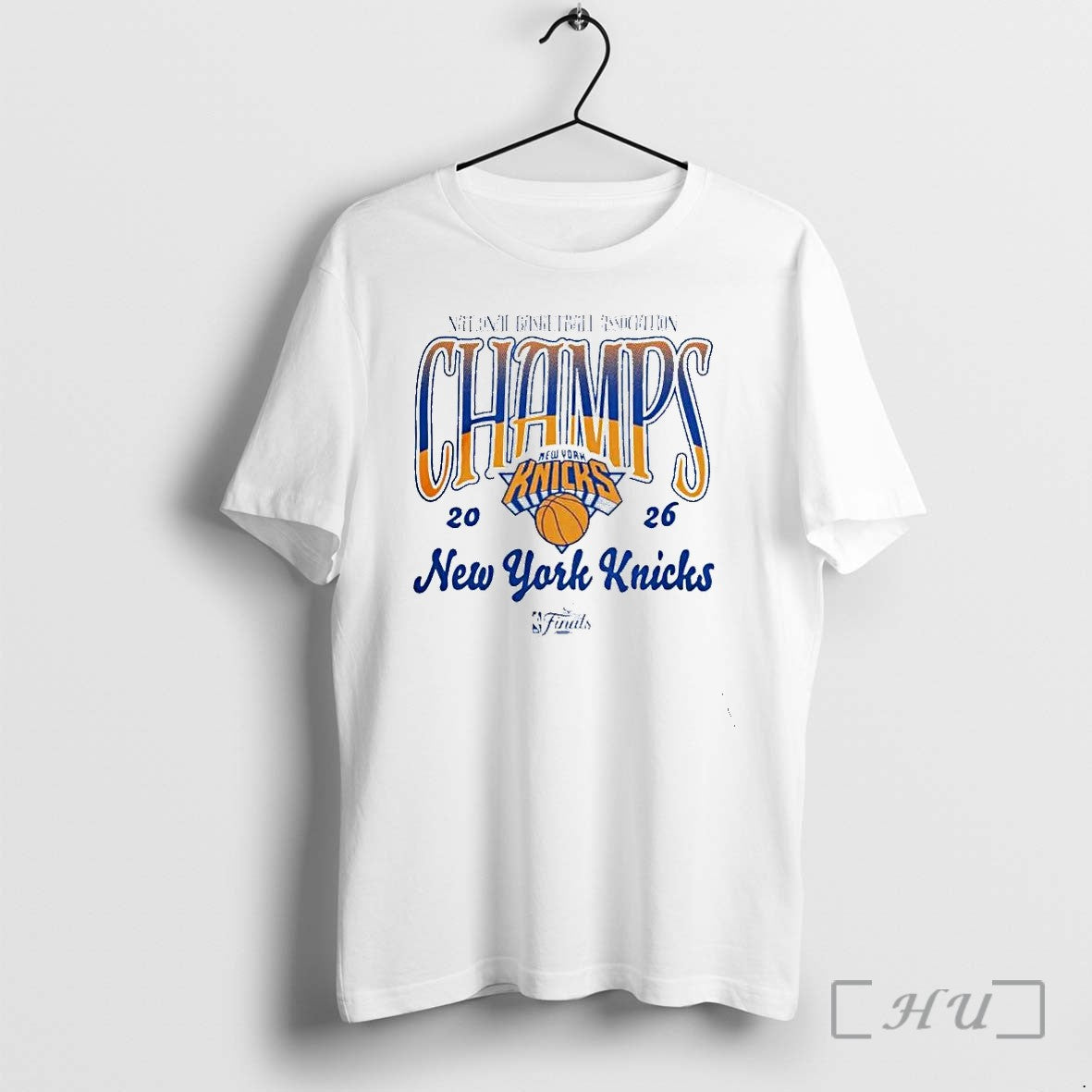 Officials New York Knicks Basketball 2026 Nba Finals Champions Logo Tee Premium T Shirts Sweater