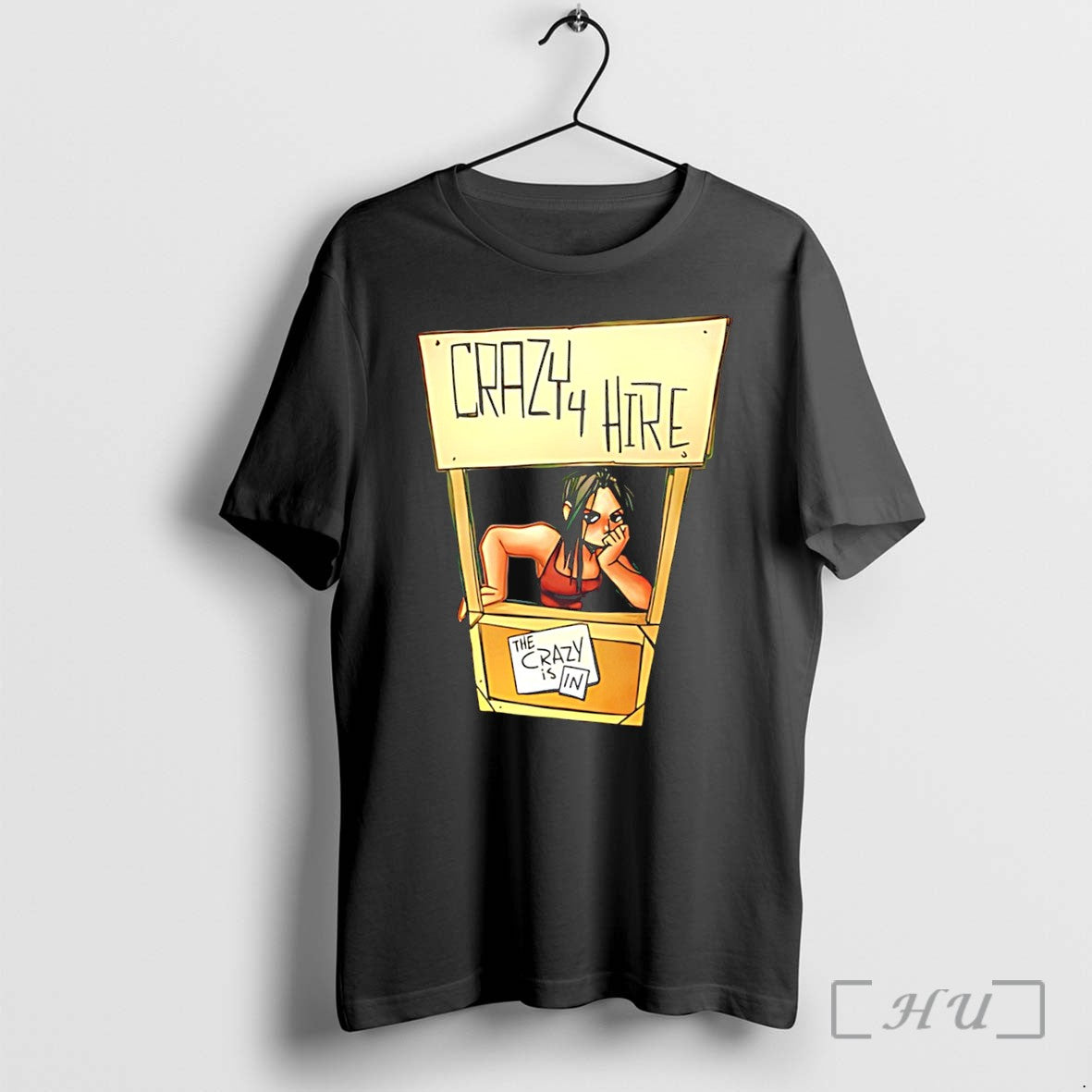 Officials Nikki Storm Crazy 4 Hire The Crazy Is In Illustration Tee Premium T Shirts