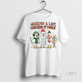 Officials North Pole Making A List Chicken It Twice Christmas Tee Shirt Sweater