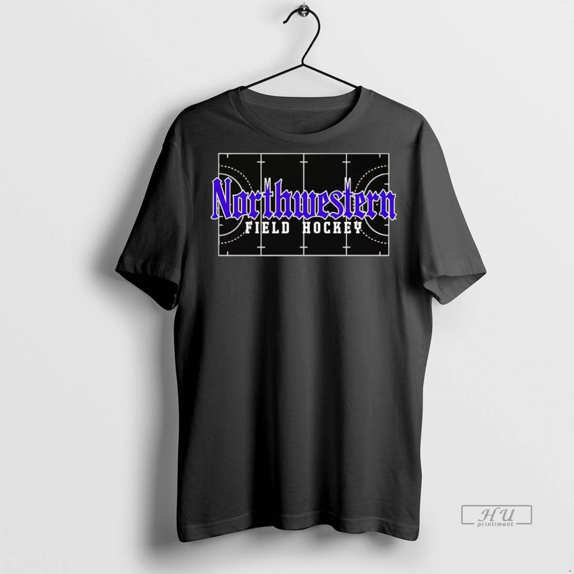 Officials Northwestern Wildcats Field Hockey Tee Shirt Sweater