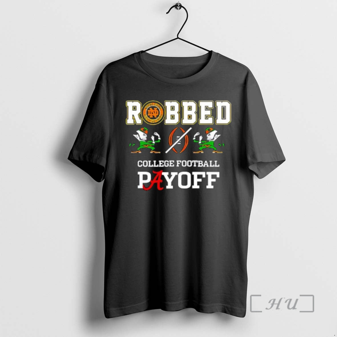 Officials Notre Dame Football Robbed Playoff T-Shirts, Hoodie, Sweatshirt | CoreVibeTees.com