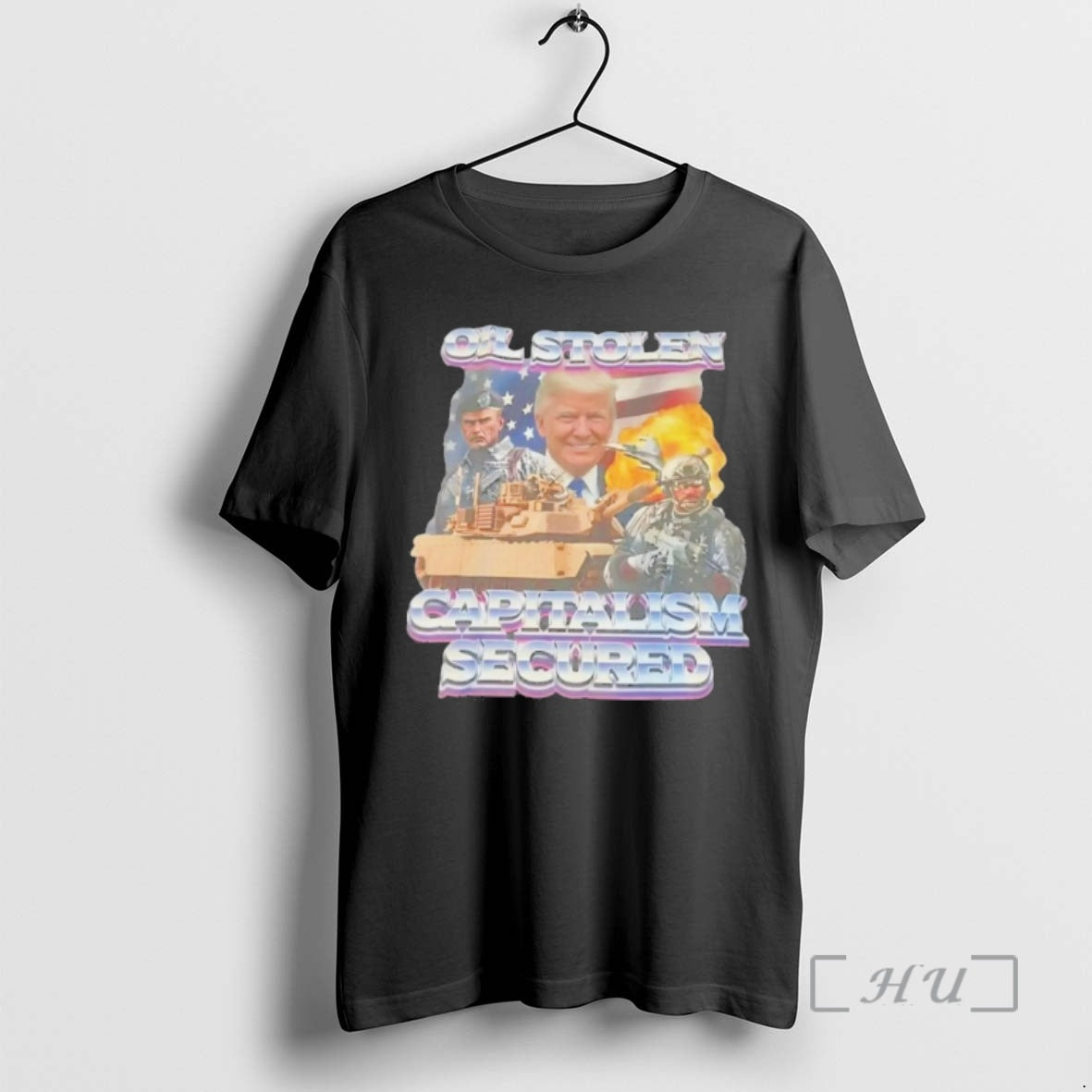 Officials Oil Stolen Capitalism Secured T-Shirts, Hoodie, Sweatshirt | CoreVibeTees.com