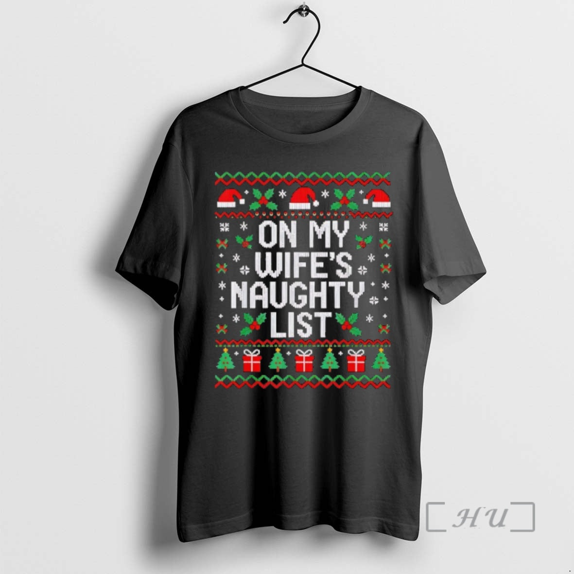 Officials On My Wifes Naughty List Husband Ugly Christmas T-Shirts, Hoodie, Sweatshirt | CoreVibeTees.com