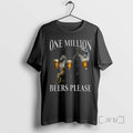 Officials One Million Beers Wolf Meme T-Shirts, Hoodie, Sweatshirt | CoreVibeTees.com