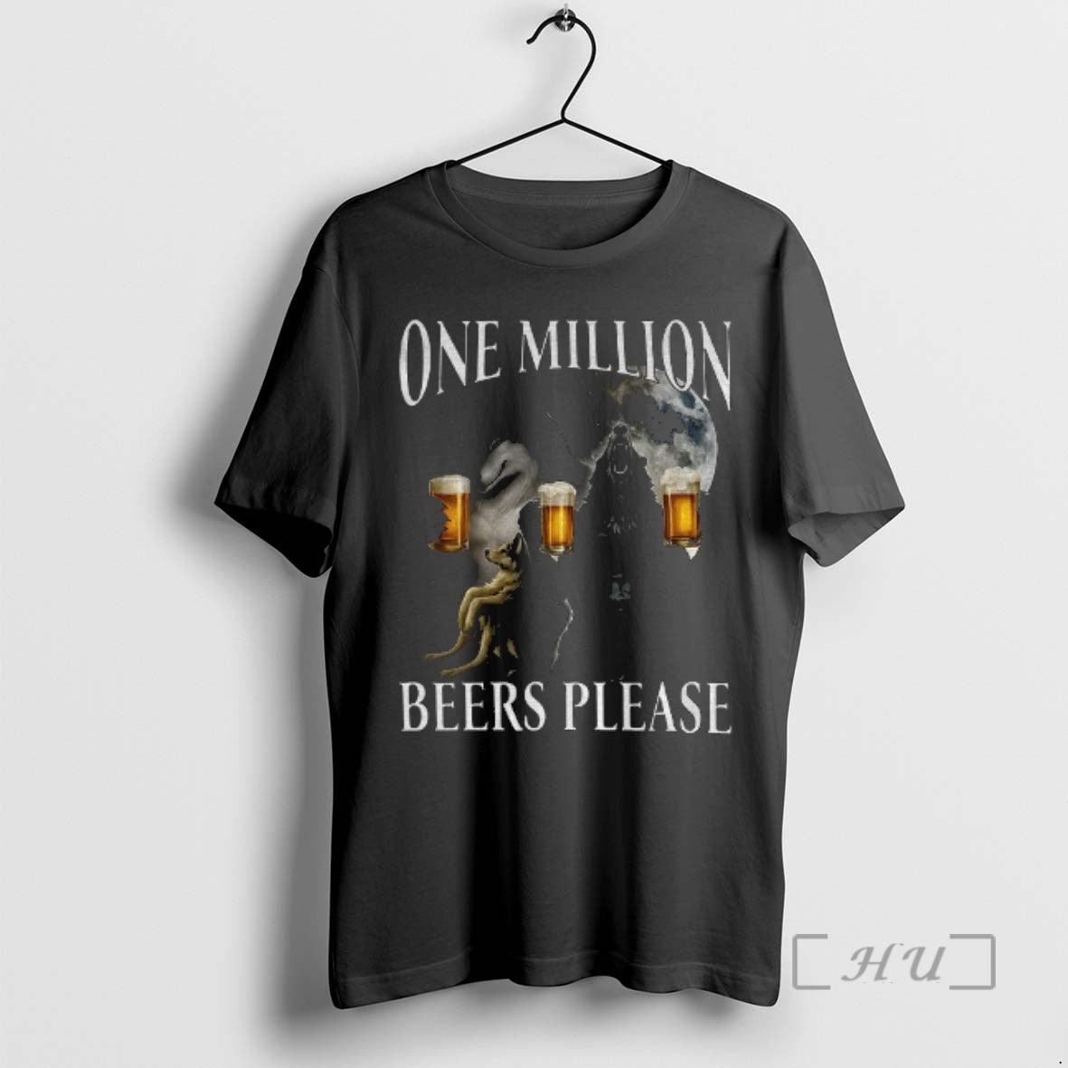 Officials One Million Beers Wolf Meme T-Shirts, Hoodie, Sweatshirt | CoreVibeTees.com