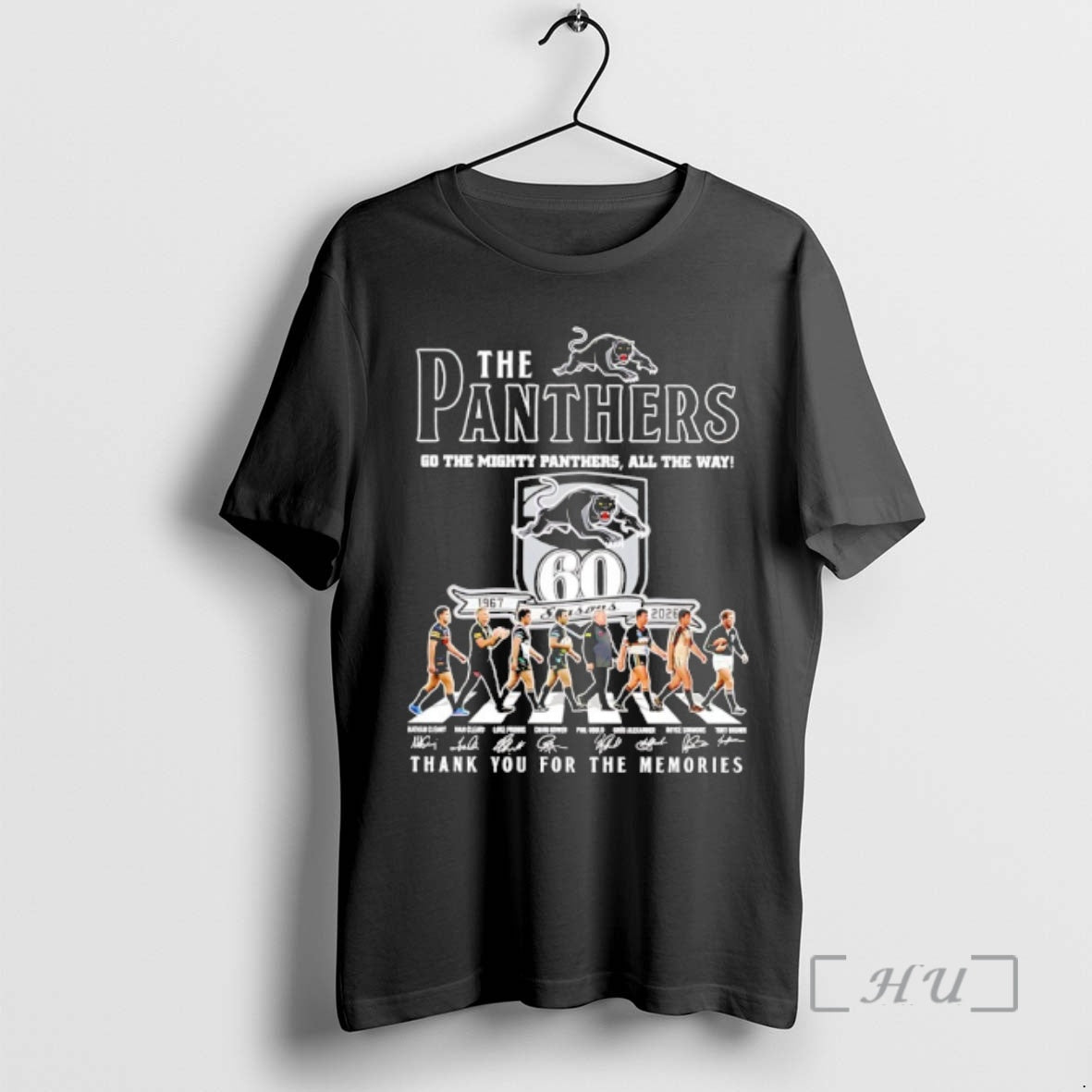 Officials Penrith Panthers 60 Seasons 1967 2026 Go The Mighty Panthers All The Way Thank T-Shirts, Hoodie, Sweatshirt