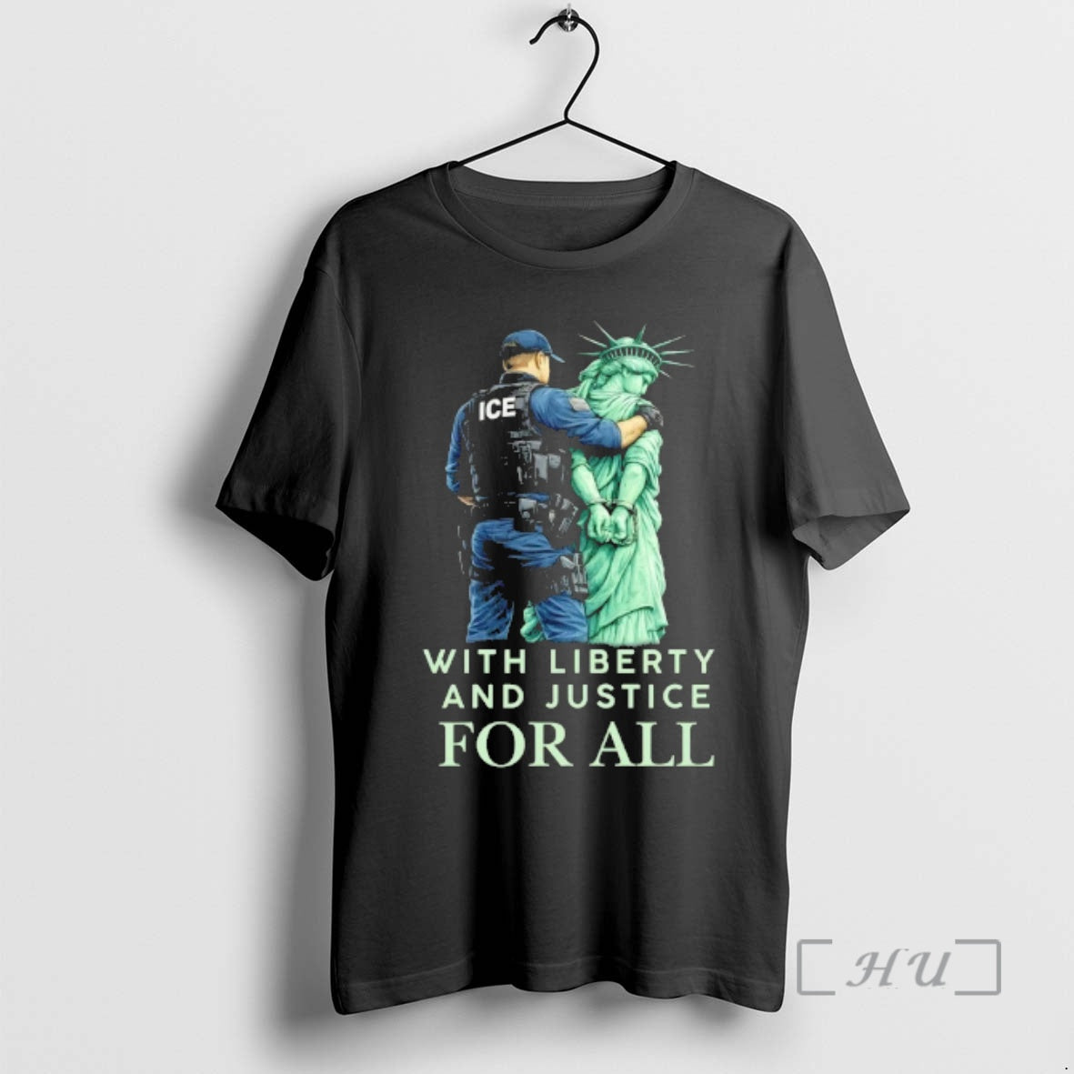 Officials Police Ice With Liberty And Justice For All T-Shirts, Hoodie, Sweatshirt | CoreVibeTees.com