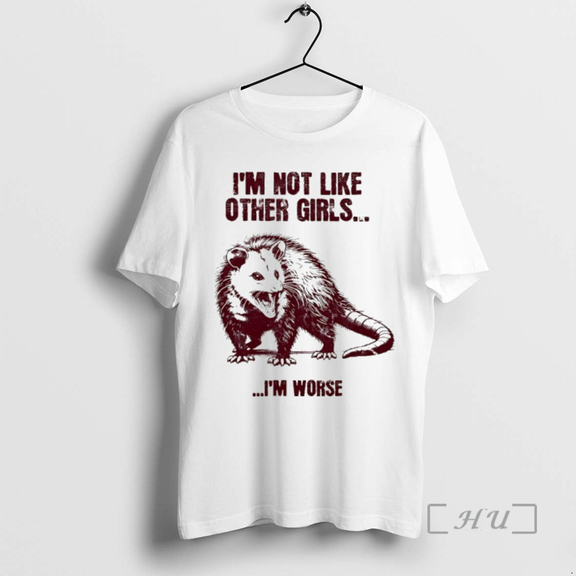 Officials Possum Im Not Like Other Girls Im Worse T-Shirts, Hoodie, Sweatshirt | CoreVibeTees.com