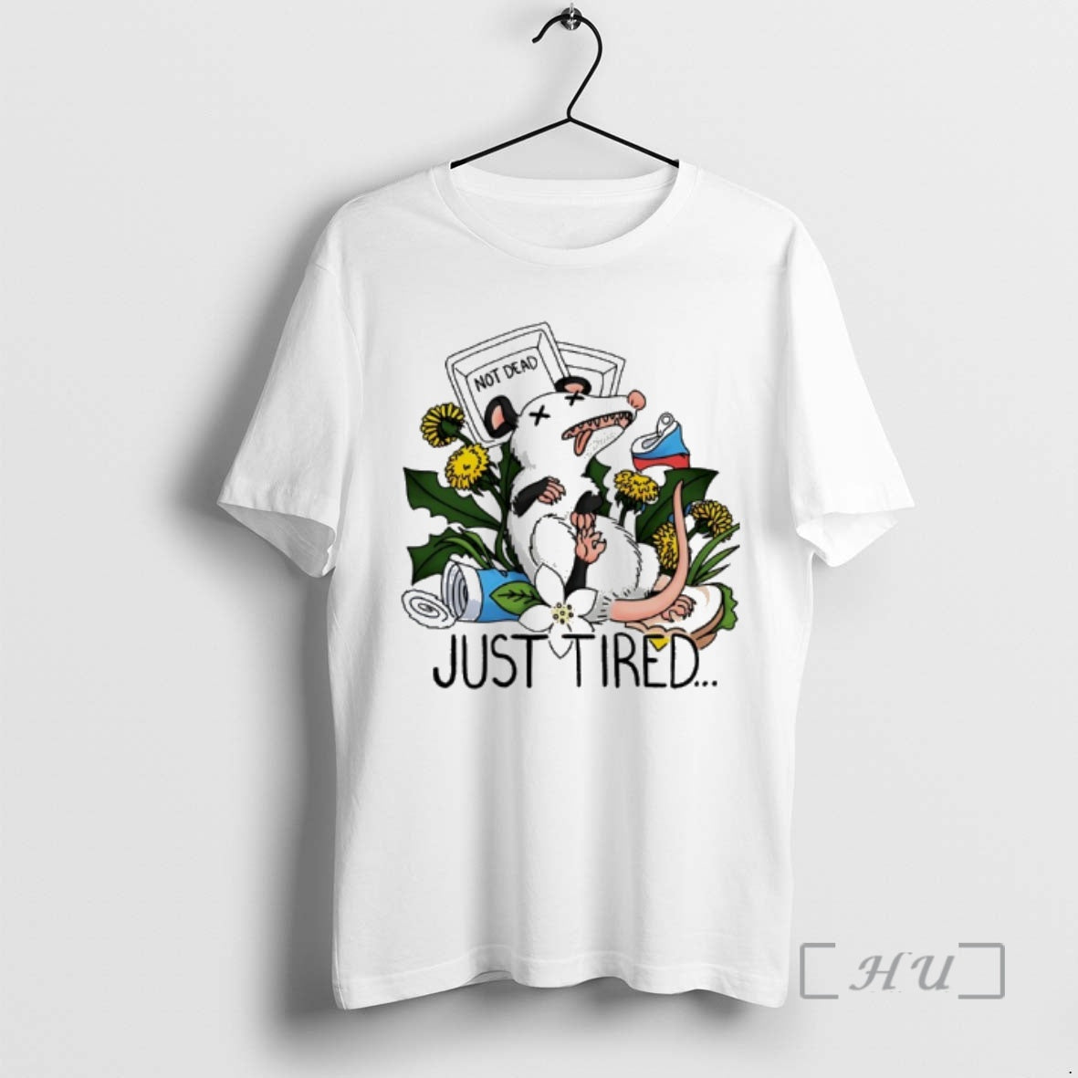 Officials Possum Not Dead Just Tired Meme T-Shirts, Hoodie, Sweatshirt | CoreVibeTees.com