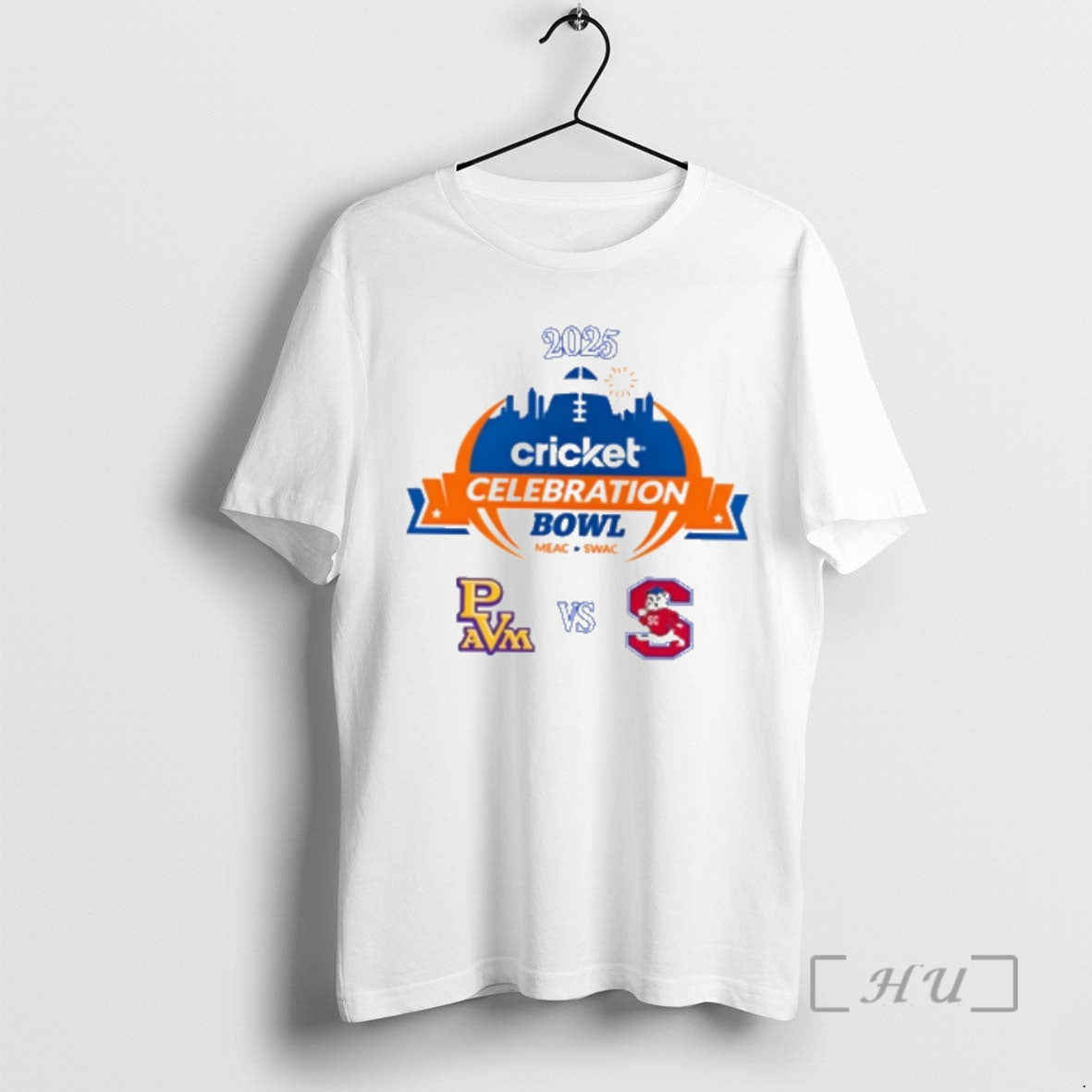 Officials Prairie View Am Panthers Vs South Carolina State Bulldogs 2025 Cricket Celebration Bowl Premium T-Shirts,...