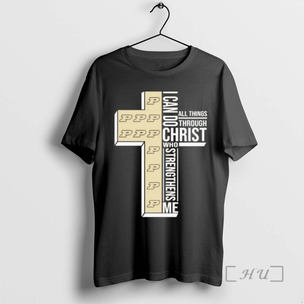 Officials Purdue Boilermakers Cross I Can Do All Things Through Christ Who Strengthen Me Premium T-Shirts, Hoodie, Sweatshirt