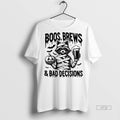 Officials Raccoon Boos Brews And Bad Decisions Halloween Tee Shirt Sweater