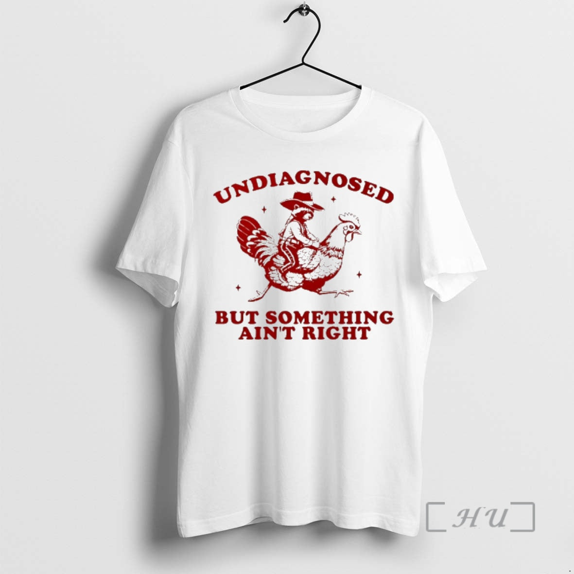 Officials Raccoon Riding Chicken Undiagnosed But Something Aint Right T-Shirts, Hoodie, Sweatshirt | CoreVibeTees.com
