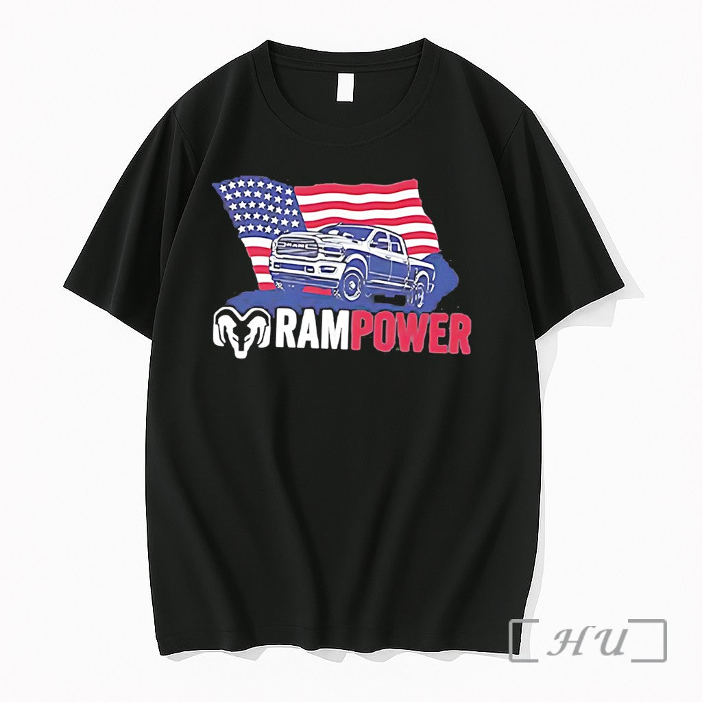 Officials Ram Power Patriotic Truck Tee Premium T Shirts Sweater Hoodie Jpg