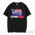Officials Ram Power Ram Pickup Truck American Flag