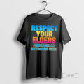 Officials Respect Your Elders Mechanical Keyboard Geek Funny T-Shirts, Hoodie, Sweatshirt | CoreVibeTees.com