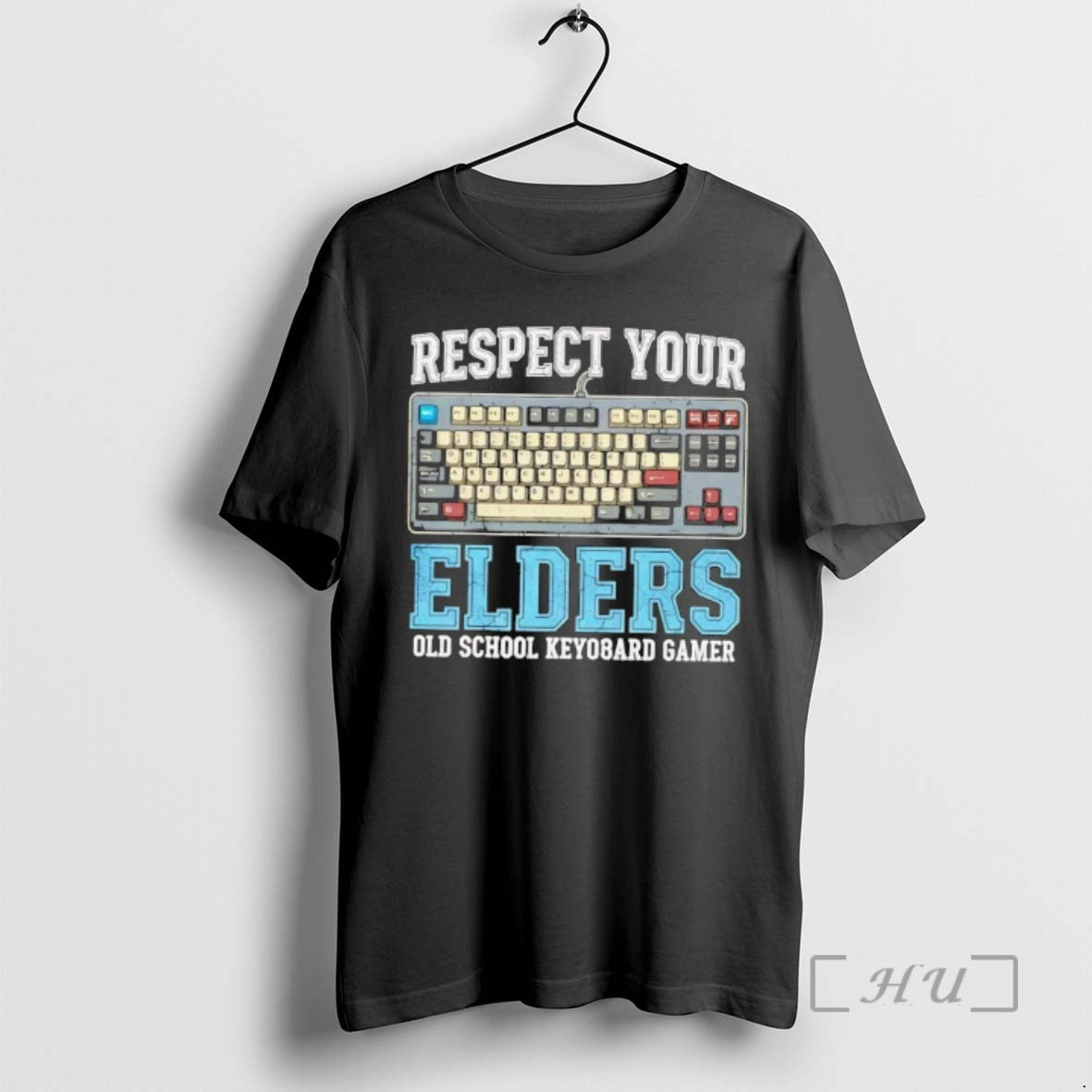 Officials Respect Your Elders Old School Keyboard Gamer Gift T-Shirts, Hoodie, Sweatshirt | CoreVibeTees.com