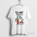 Officials Retrokid Pee Wees Playhouse Christmas Circle White T-Shirts, Hoodie, Sweatshirt | CoreVibeTees.com