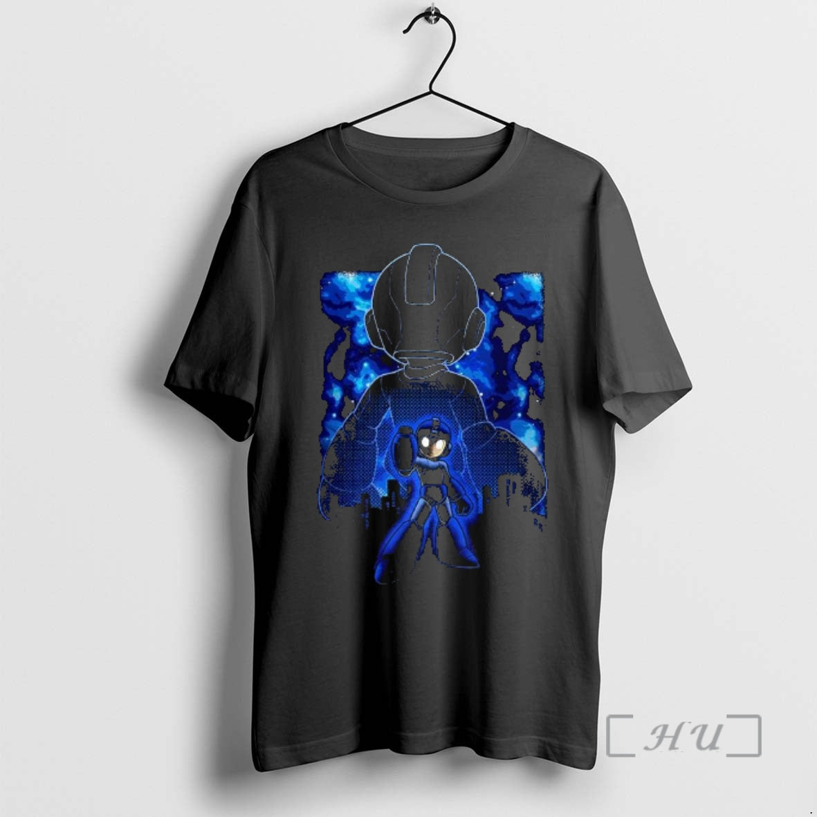 Officials Rockman Nebula Mega Man Skyline Classic Video Game T-Shirts, Hoodie, Sweatshirt | CoreVibeTees.com