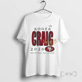 Officials Roger Craig 49ers Class Of 2026 Pro Football Hall Of Fame Logo Premium T-Shirts, Hoodie, Sweatshirt