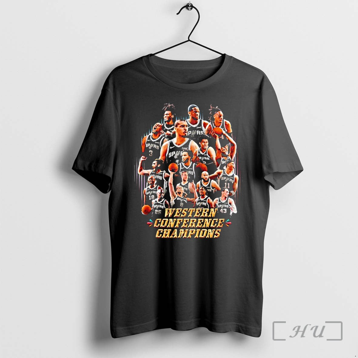 Officials San Antonio Spurs Basketball Big Team Western Conference Champions Vintage Premium T Shirts Sweater