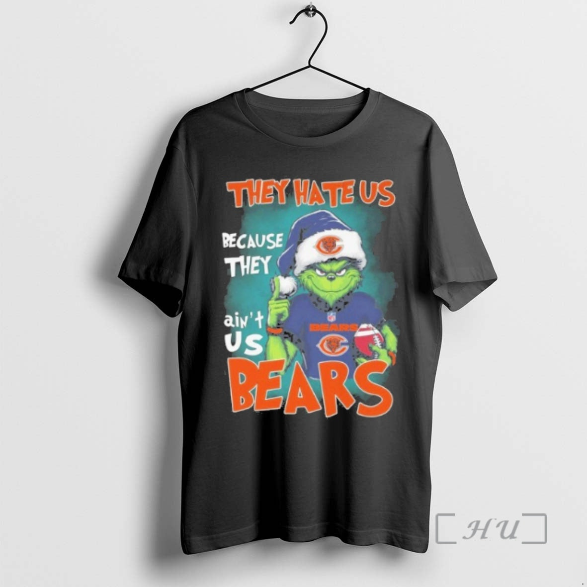 Officials Santa Grinch They Hate Us Because They Aint Us Bears Premium T Shirts Sweater Hoodie, Sweatshirt | CoreVibeTees.com